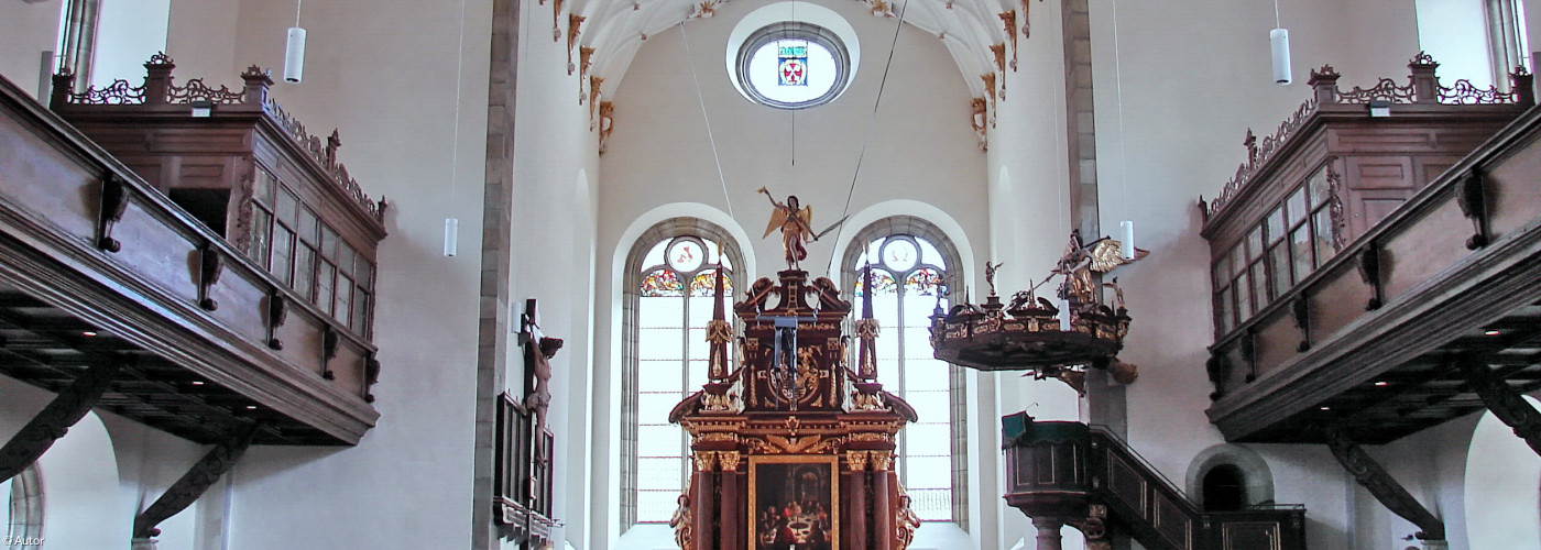 Innenraum der Dreieinigkeitskirche