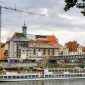 Oswaldkirche Regensburg Baustelle Panorama