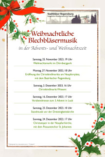 Advent mit den Stadtbläsern