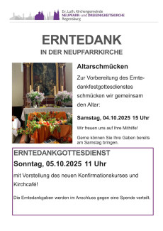 Erntedankfest 2025