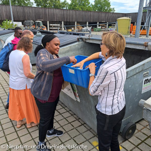 Besuch am Recyclinghof